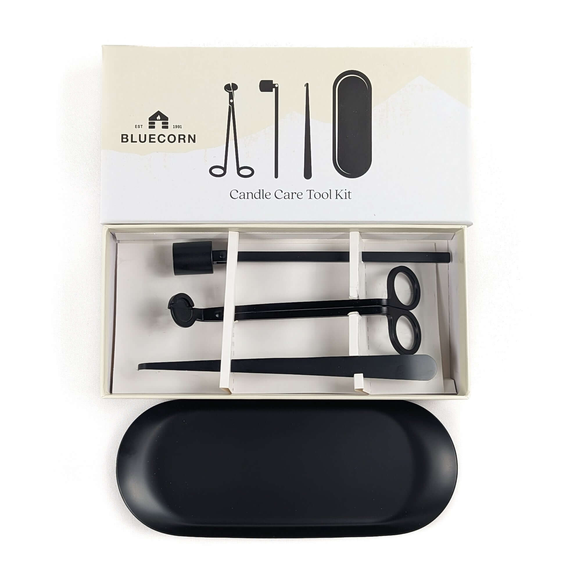 Bluecorn Candle Care Toolkit - 4-Piece Metal Accessory Set
