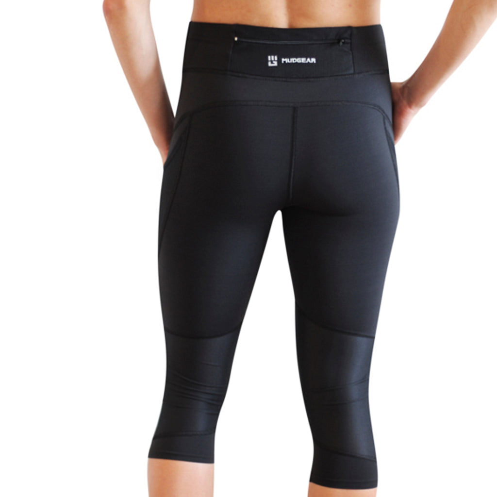 Women's Flex-Fit Compression Capri Leggings for Obstacle Racing - Image 10