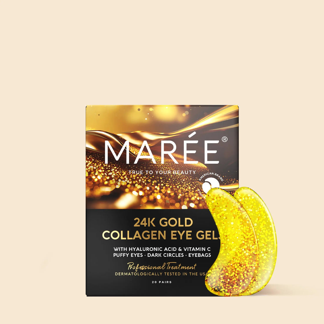 24K Gold Glow Under Eye Gels for Puffiness and Dark Circles - Image 7