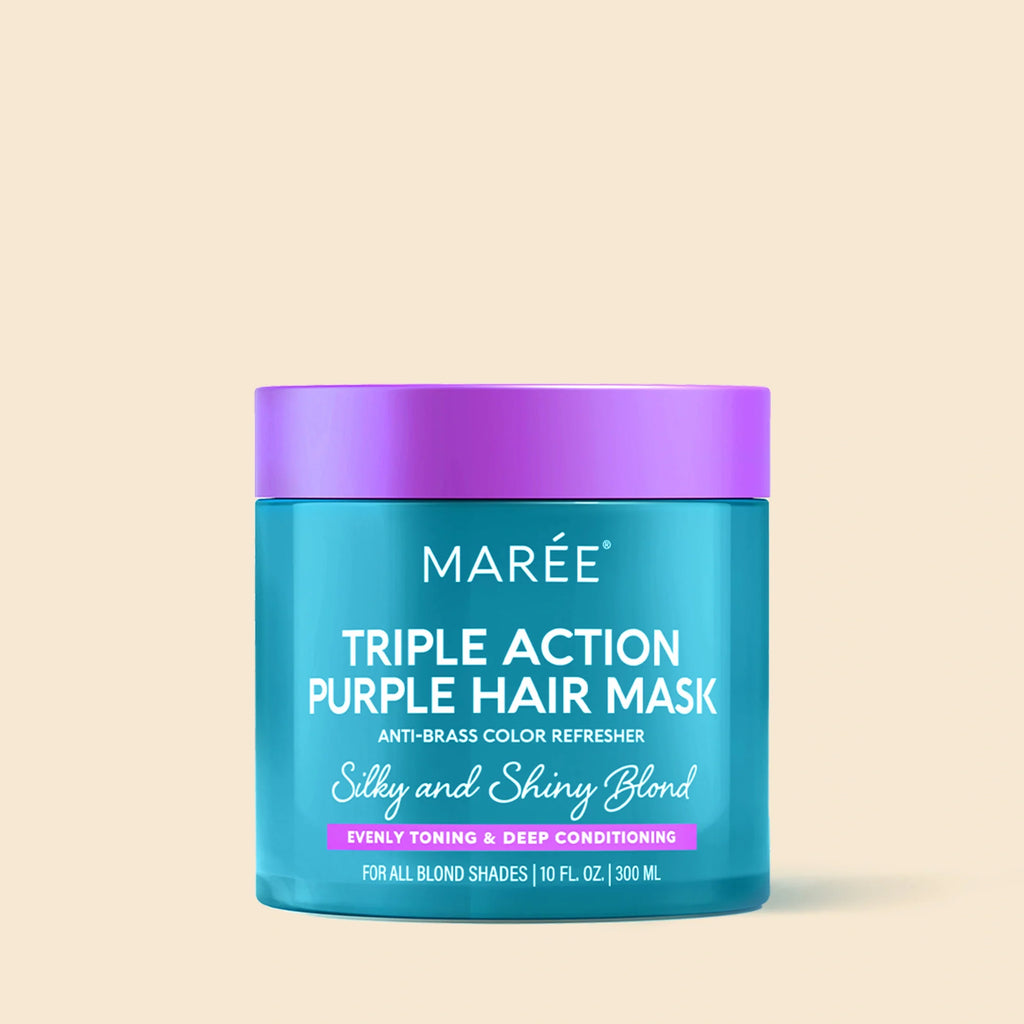 Triple Action Purple Hair Mask for Blonde Hair 10 fl oz - Image 9