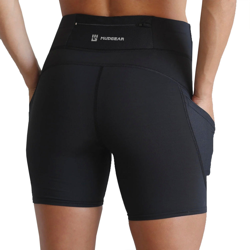 Women's Flex-Fit 6-Inch Compression Shorts for Obstacle Racing - Image 8