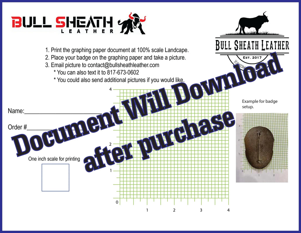 Badge Bifold Wallet - Saddle Tan Leather Law Enforcement ID Holder