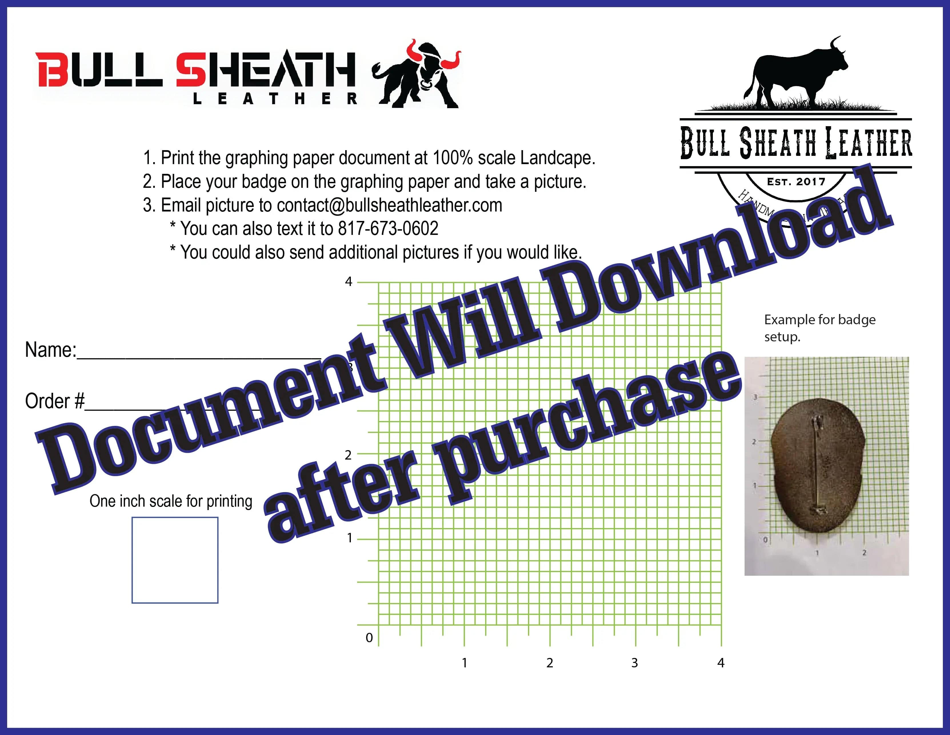 Badge Bifold Wallet - Saddle Tan Leather Law Enforcement ID Holder