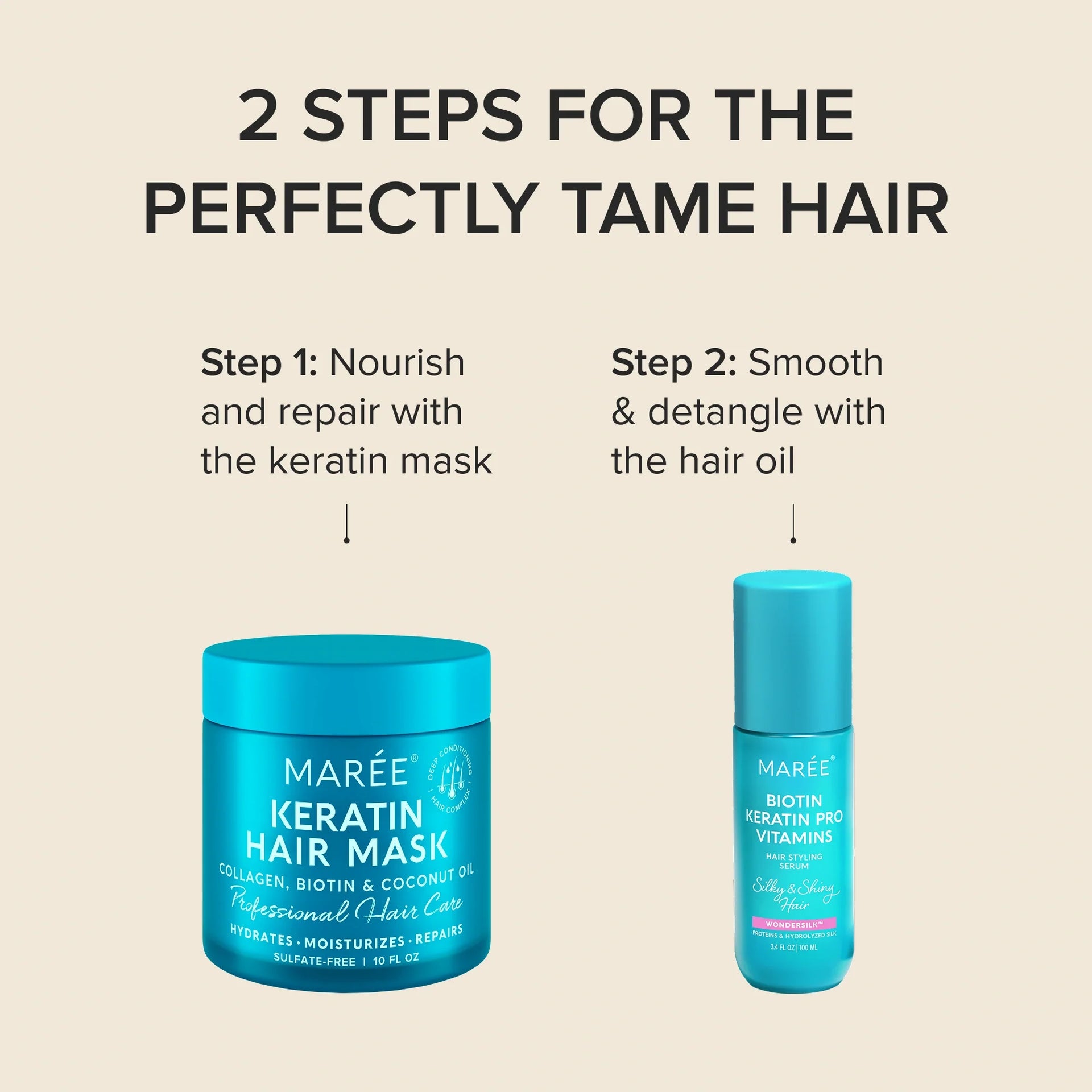 Keratin Hair Mask Deep Conditioning Treatment for Damaged Hair - Image 10