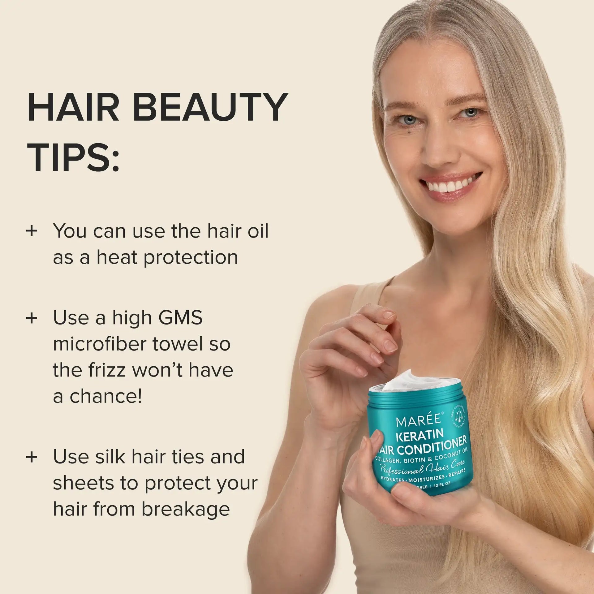Keratin Hair Mask Deep Conditioning Treatment for Damaged Hair - Image 6