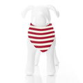 Print Dog Bandana in Classic Candy Cane Stripe