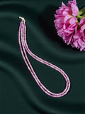 Joban Fashion Women Lavender 2 Layer Agate Necklace, Purple Double Shade