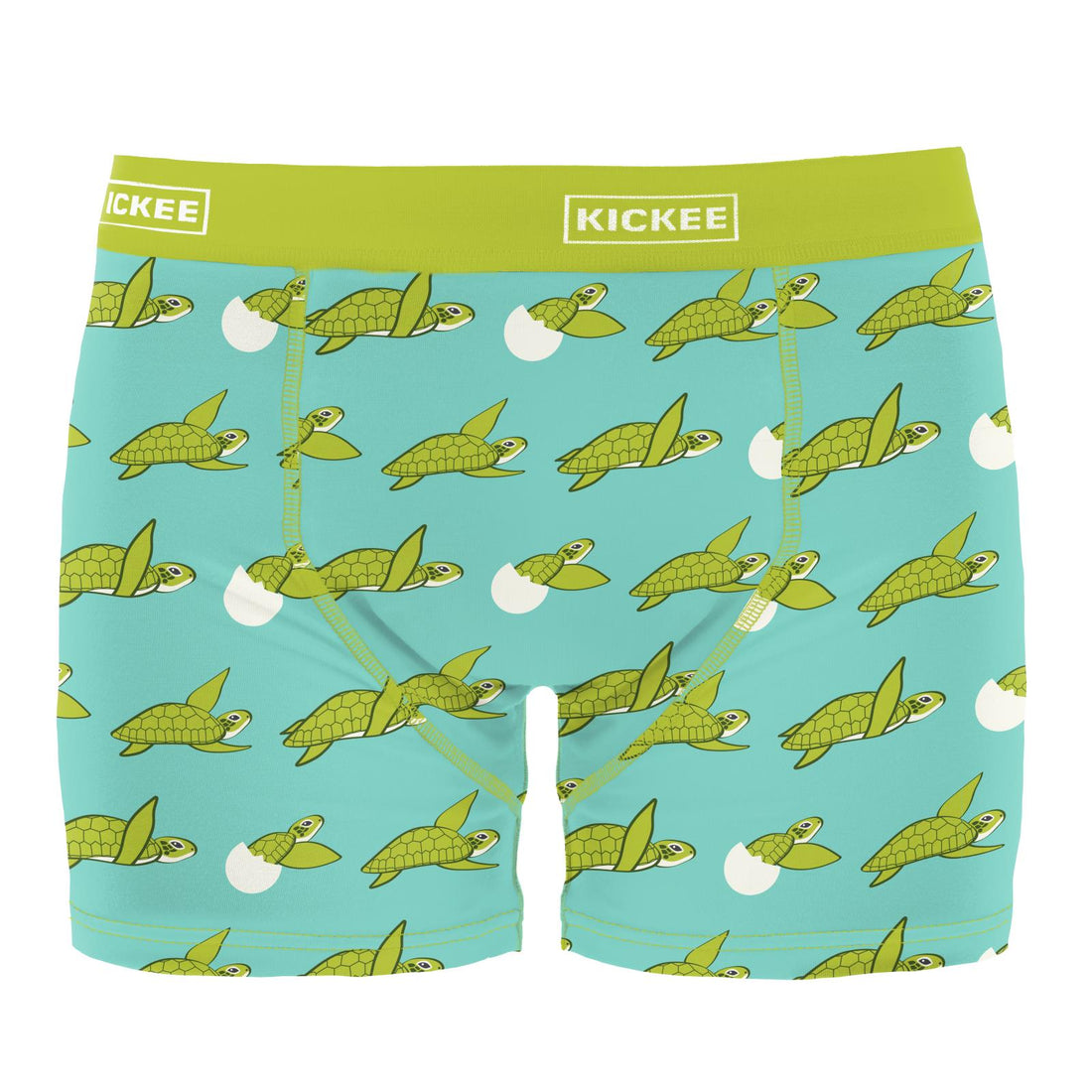 Men's Print Boxer Brief in Glass Sea Turtles