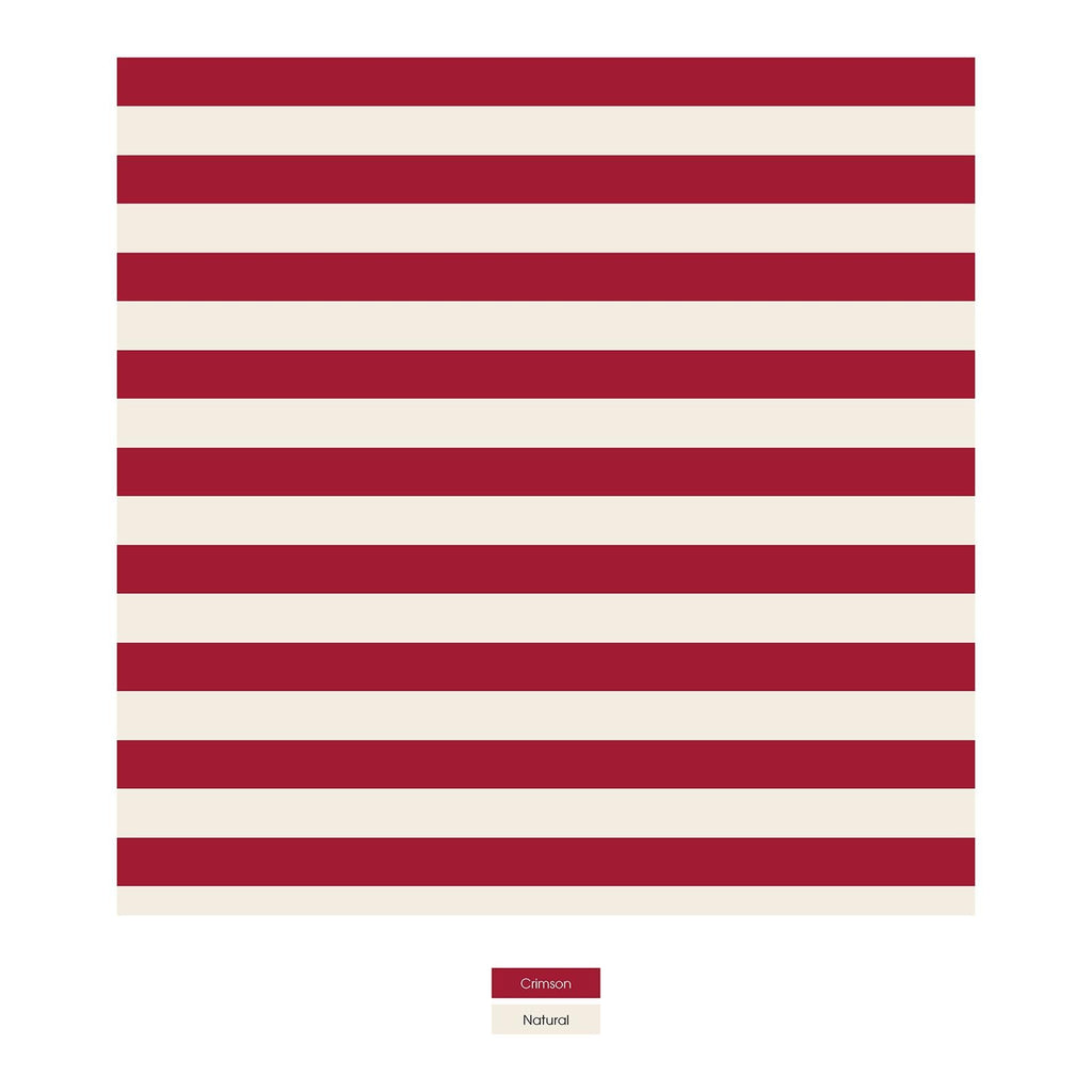 Print Convertible Sleeper with Zipper in Classic Candy Cane Stripe