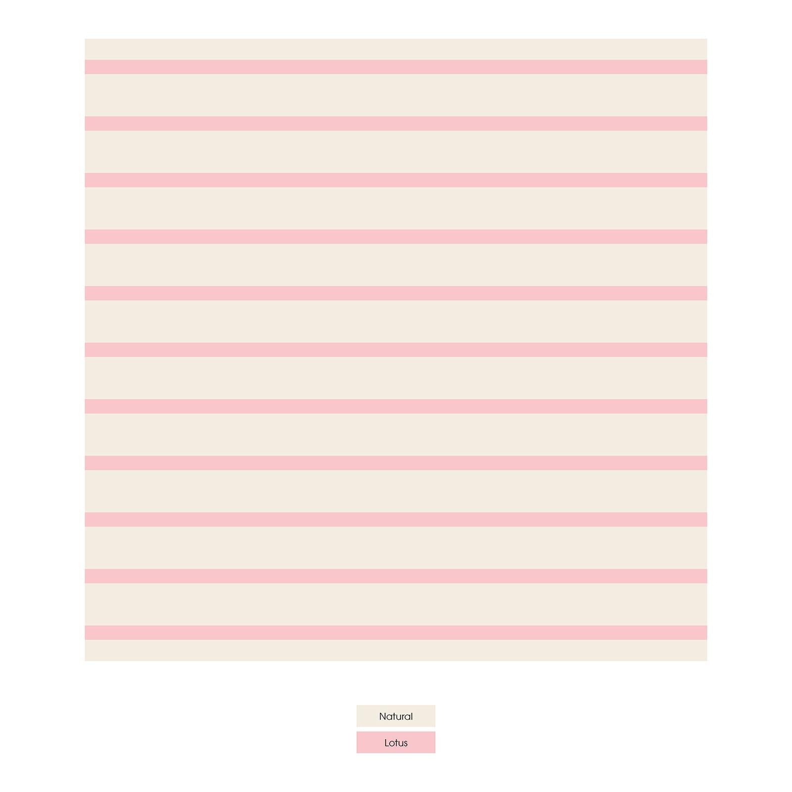 Print Convertible Sleeper with Zipper in Lotus Sweet Stripe