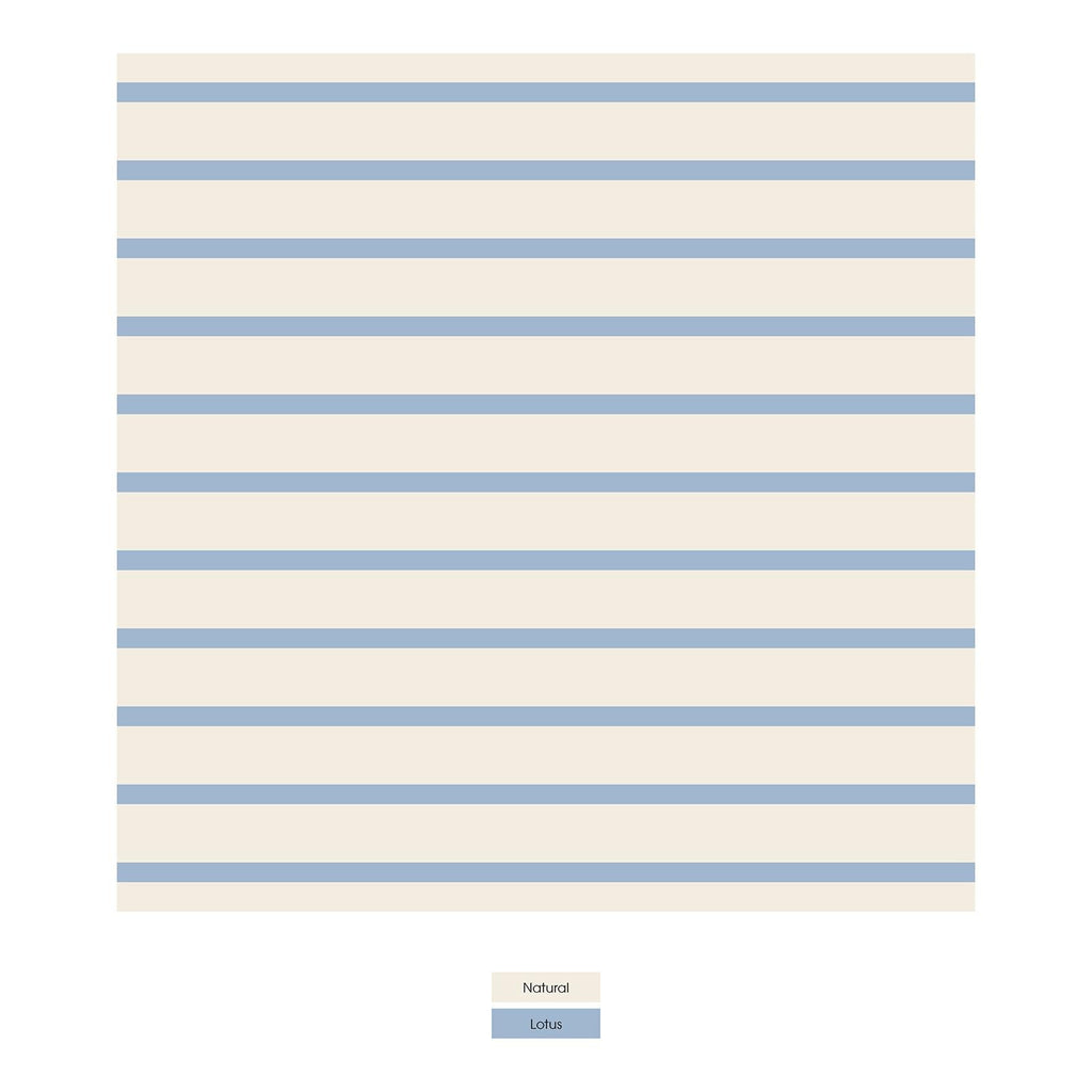 Print Convertible Sleeper with Zipper in Pond Sweet Stripe