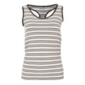 Print Women's Luxe Tank in India Pure Stripe