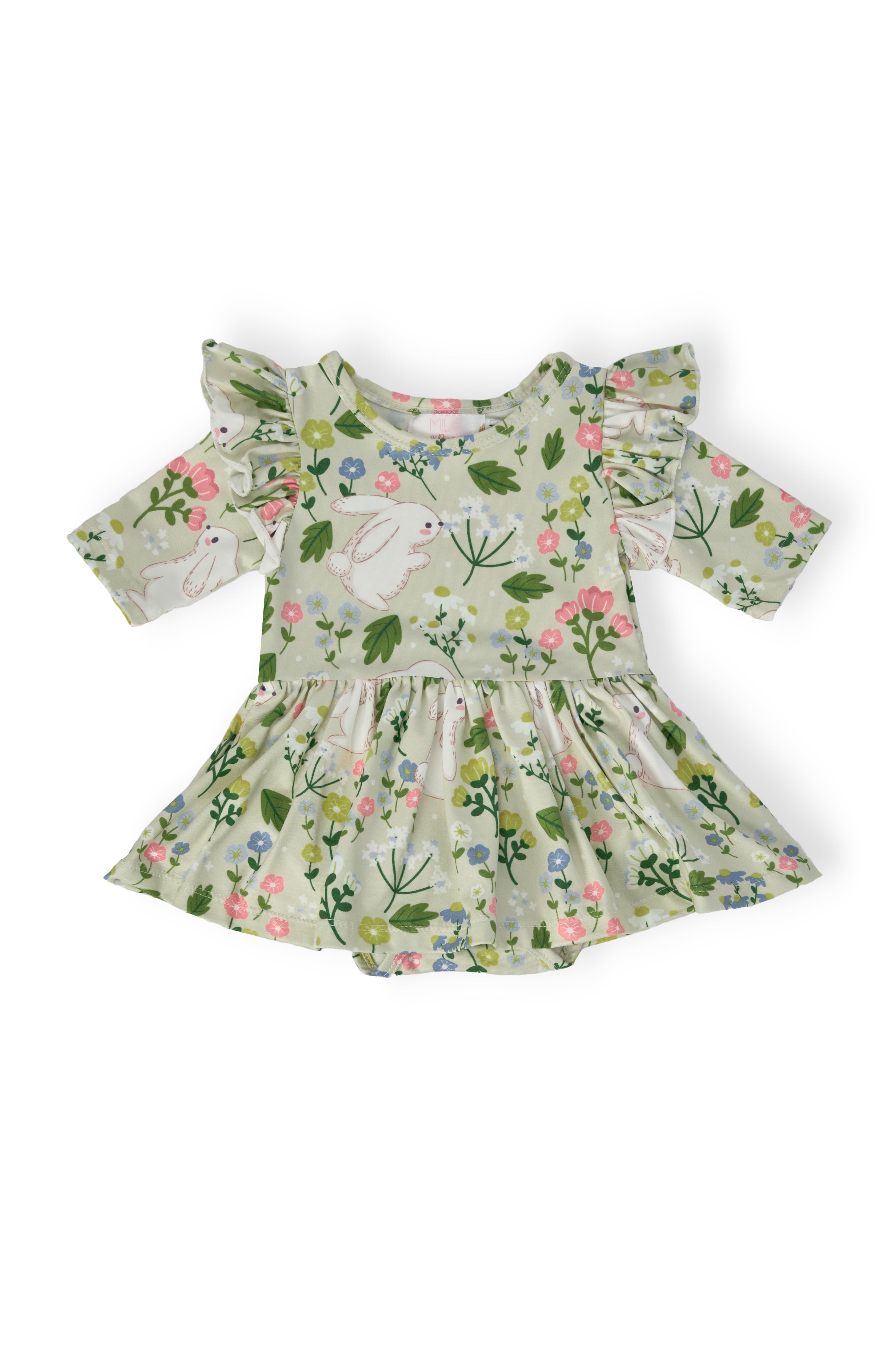 No Bunny Like You Twirl Flutter Bodysuit
