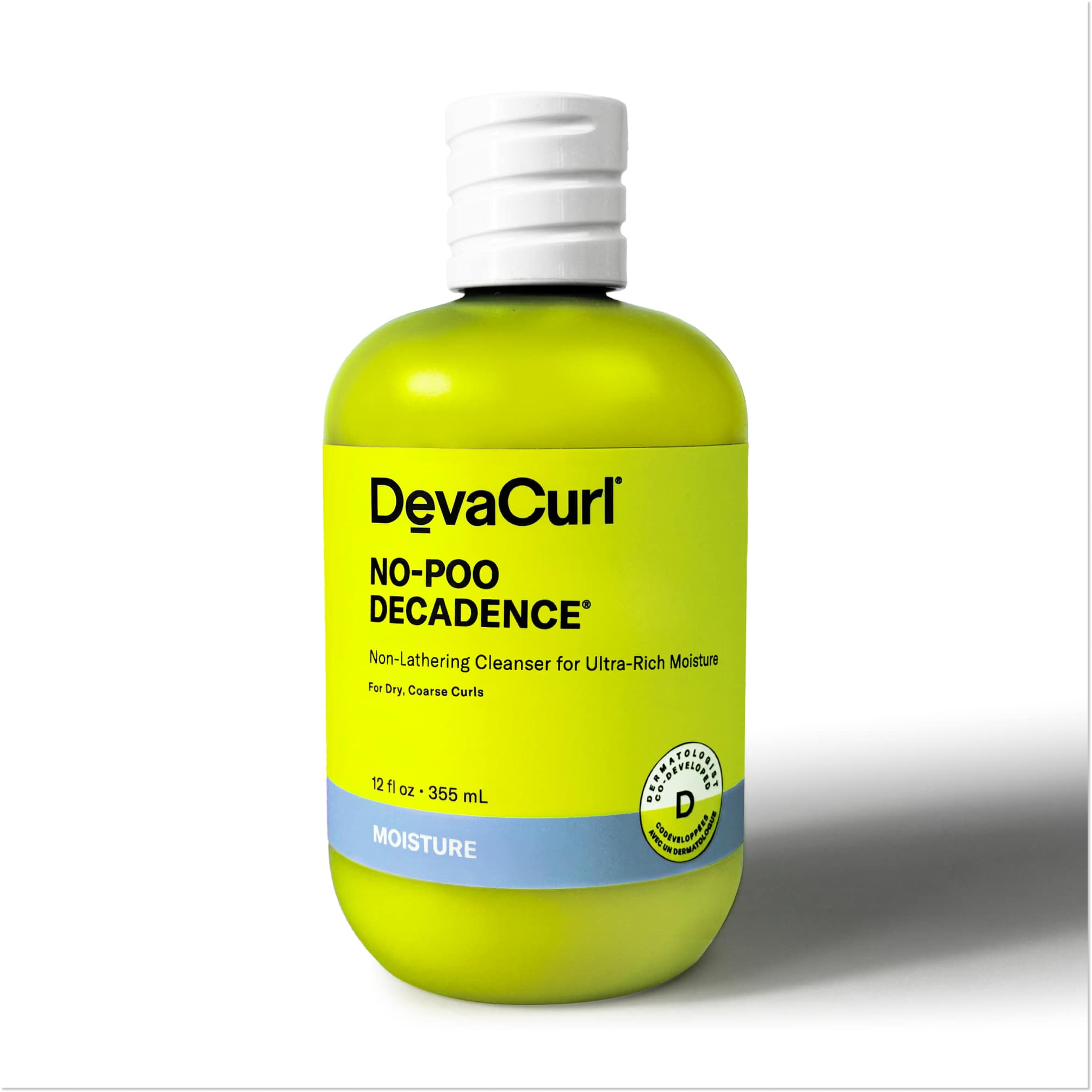 DevaCurl No-Poo Decadence Shampoo 32 oz bottle for curly hair care