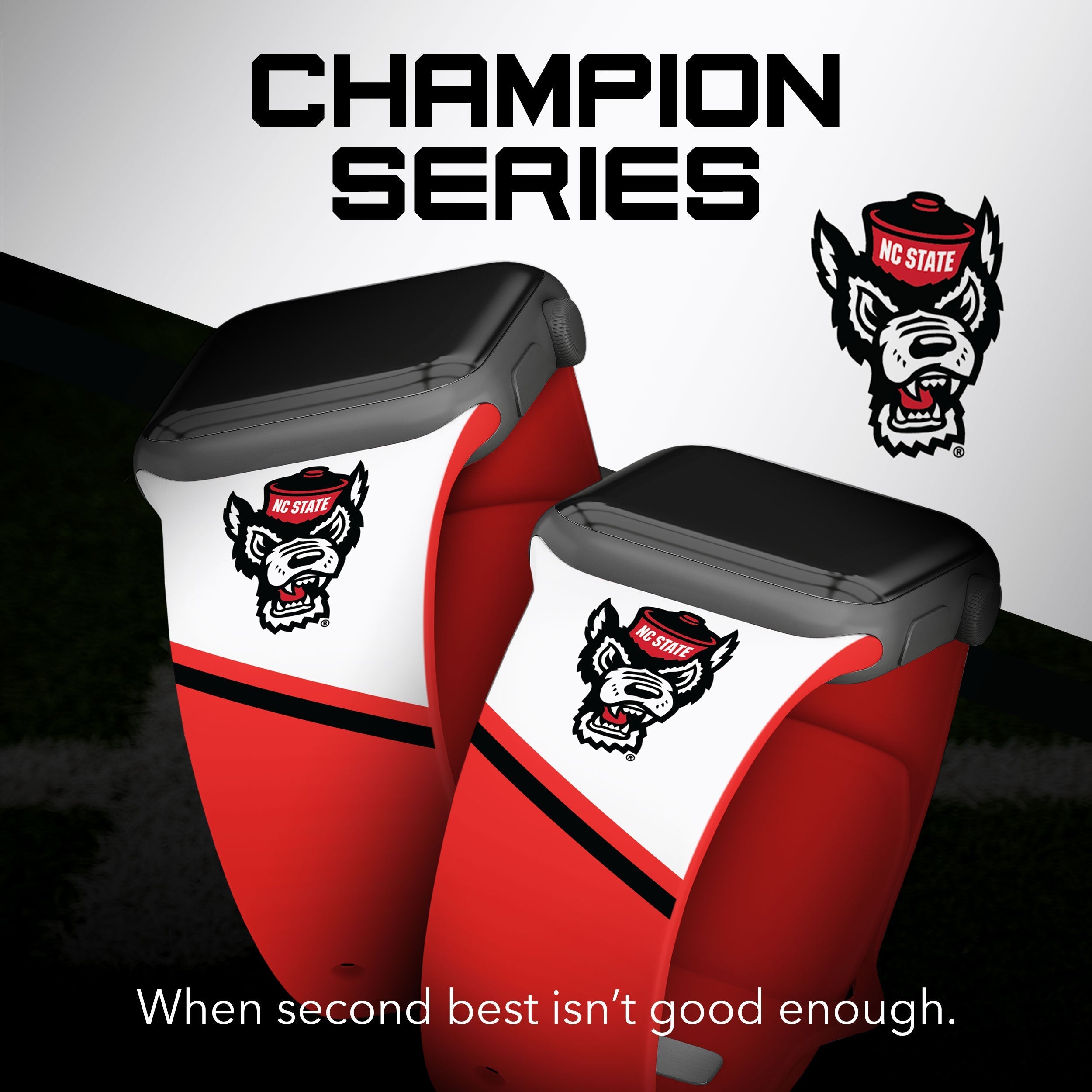 North Carolina State Wolf Pack HD Apple Watch Band