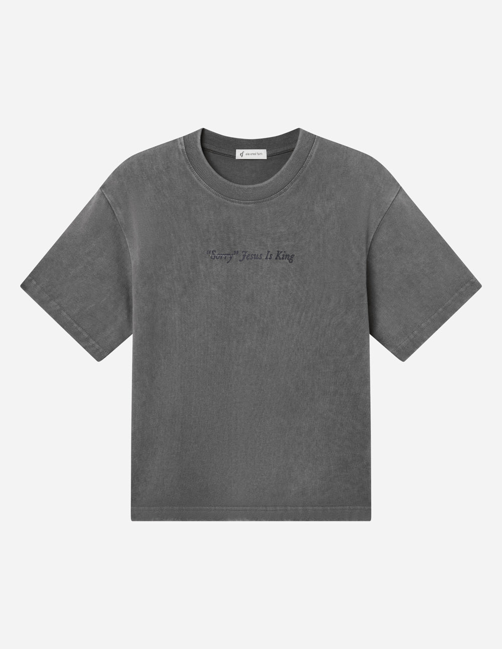 Jesus Is King Heavyweight Cotton Boxy Tee - Unisex Streetwear