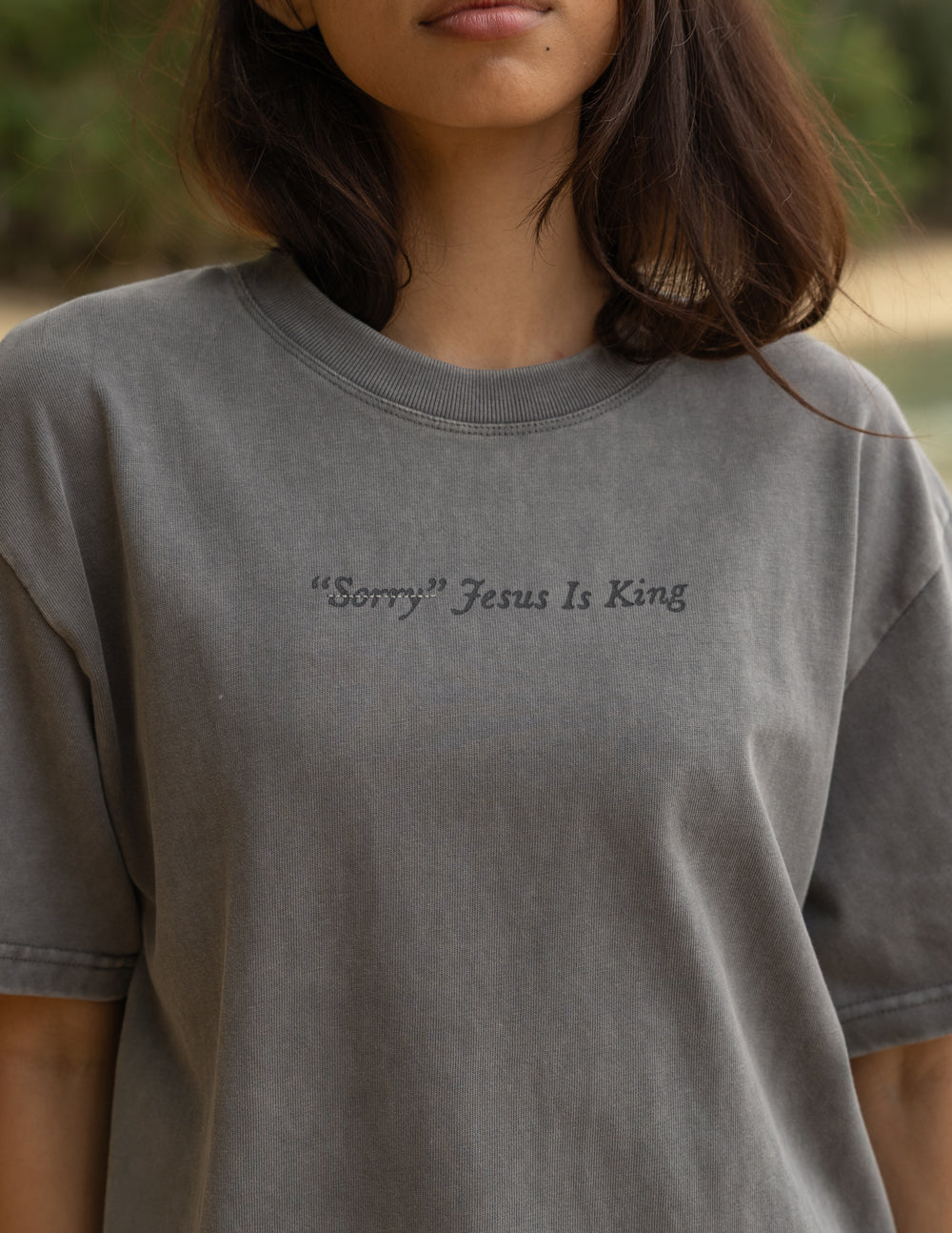 Jesus Is King Heavyweight Cotton Boxy Tee - Unisex Streetwear