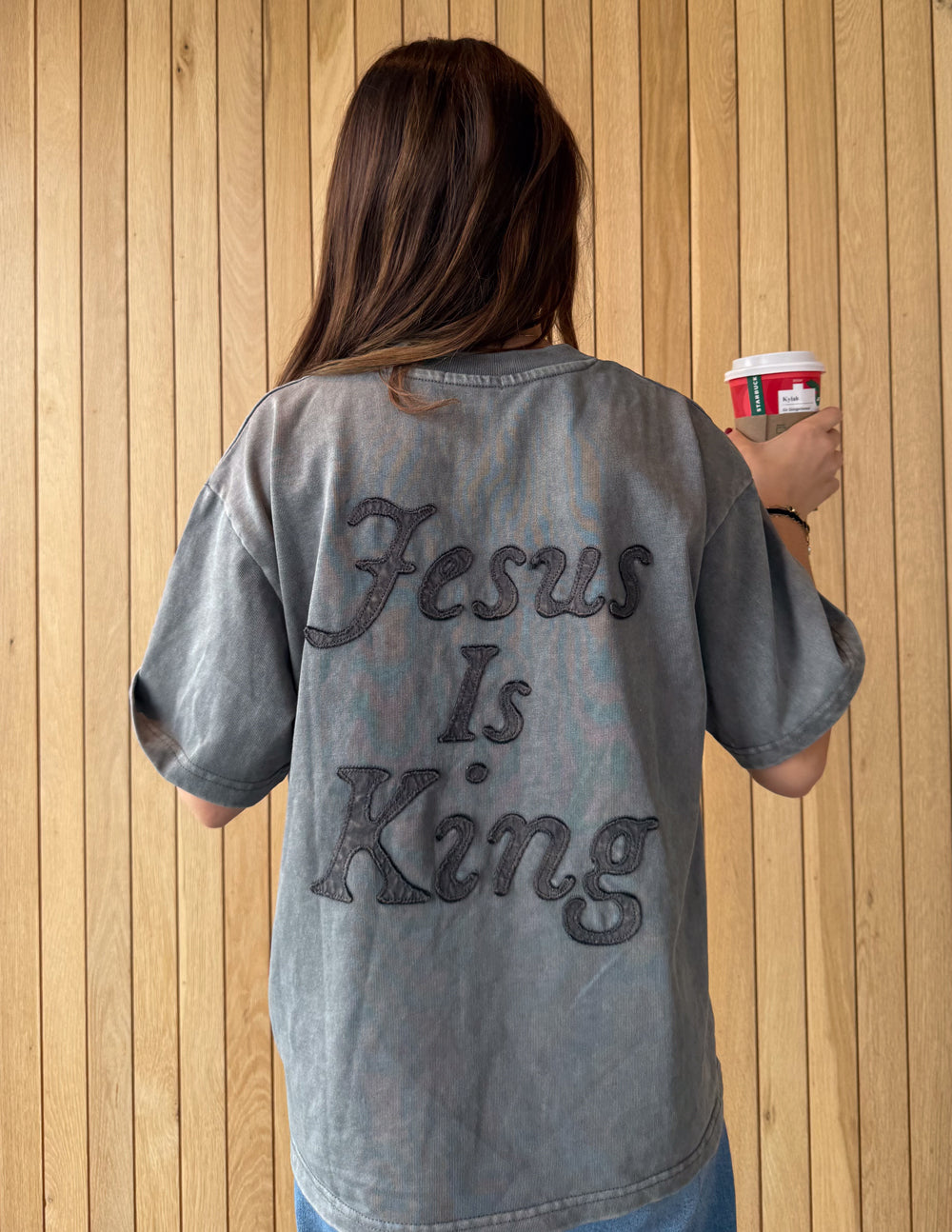 Jesus Is King Heavyweight Cotton Boxy Tee - Unisex Streetwear