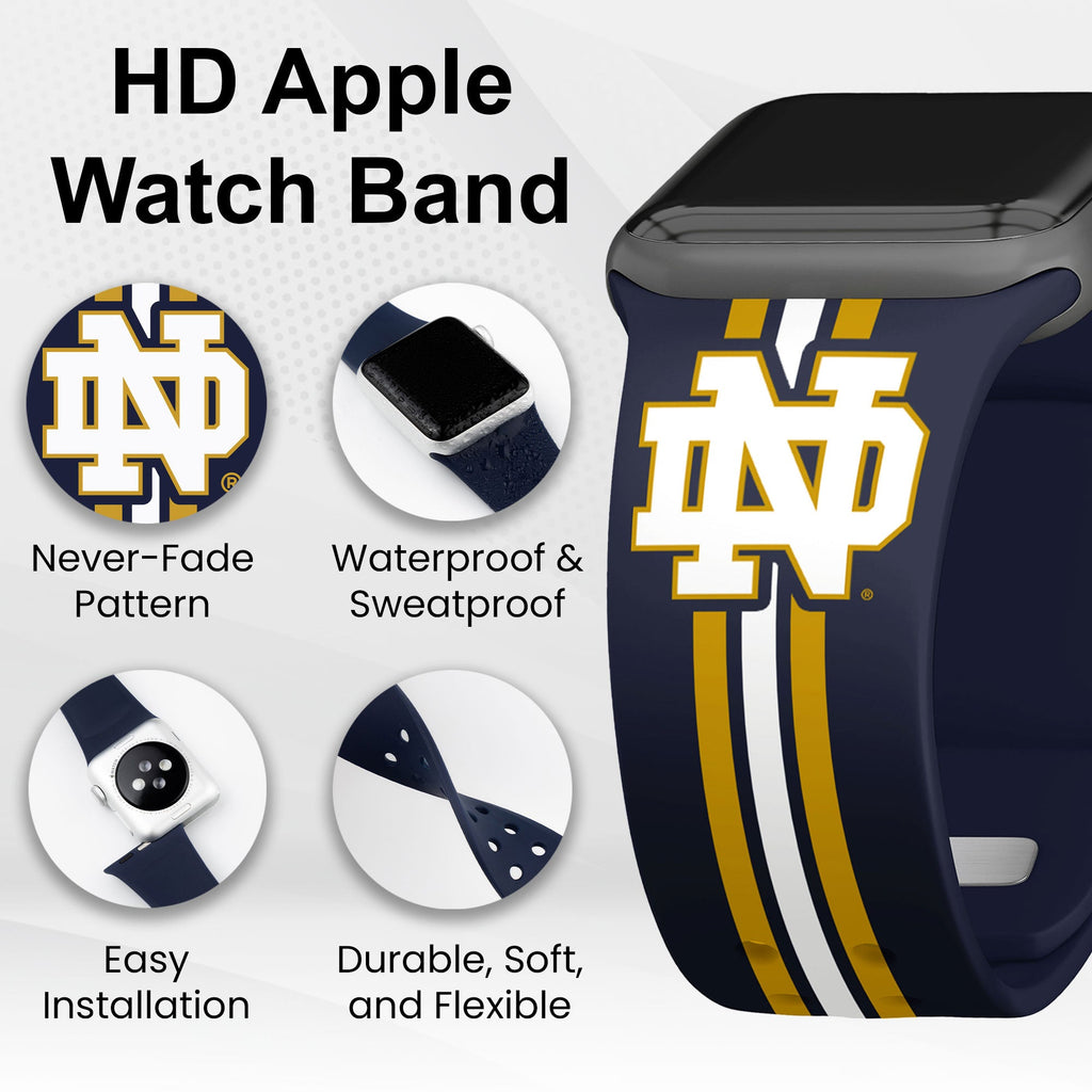 Notre Dame Fighting Irish HD Apple Watch Band