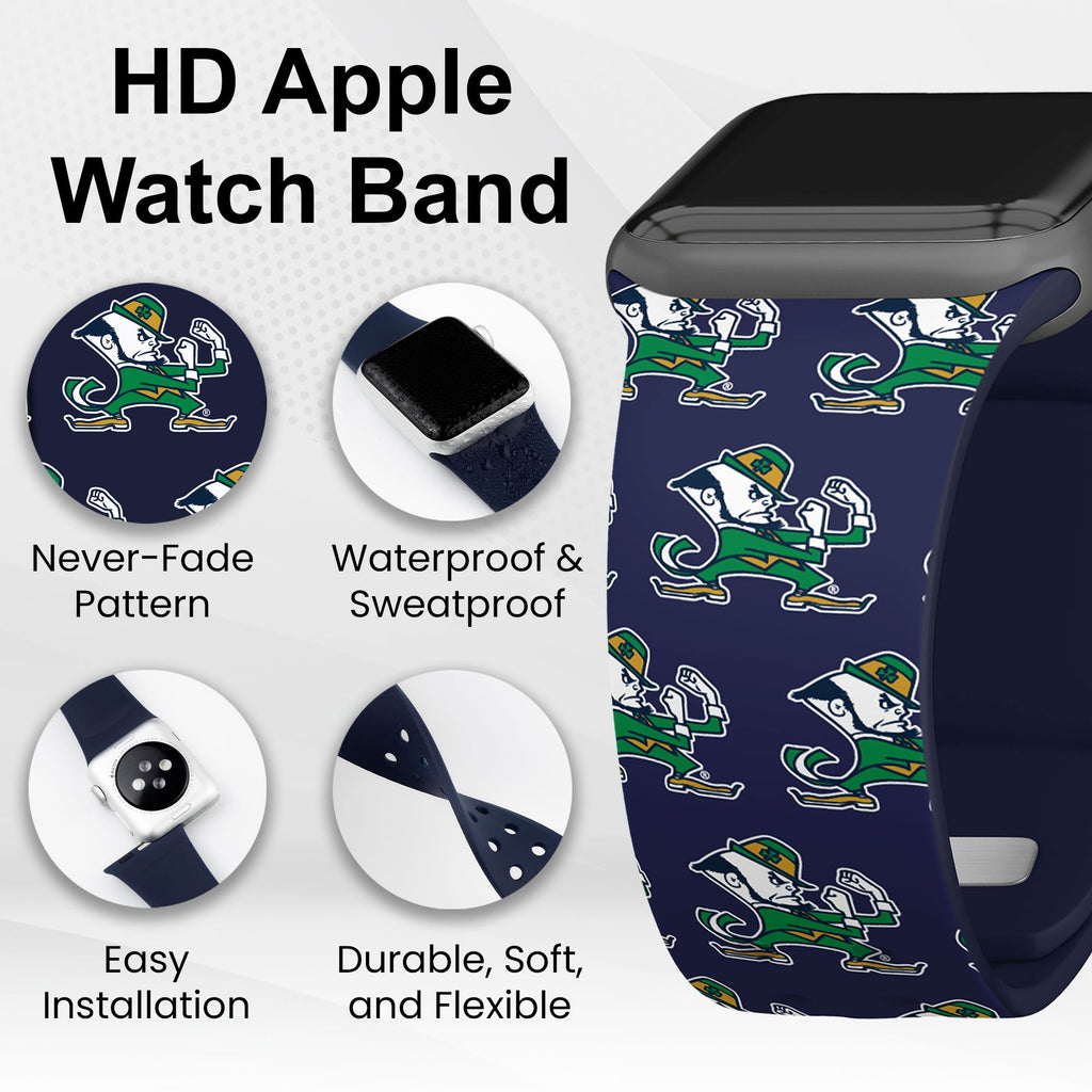 Notre Dame Fighting Irish HD Apple Watch Band