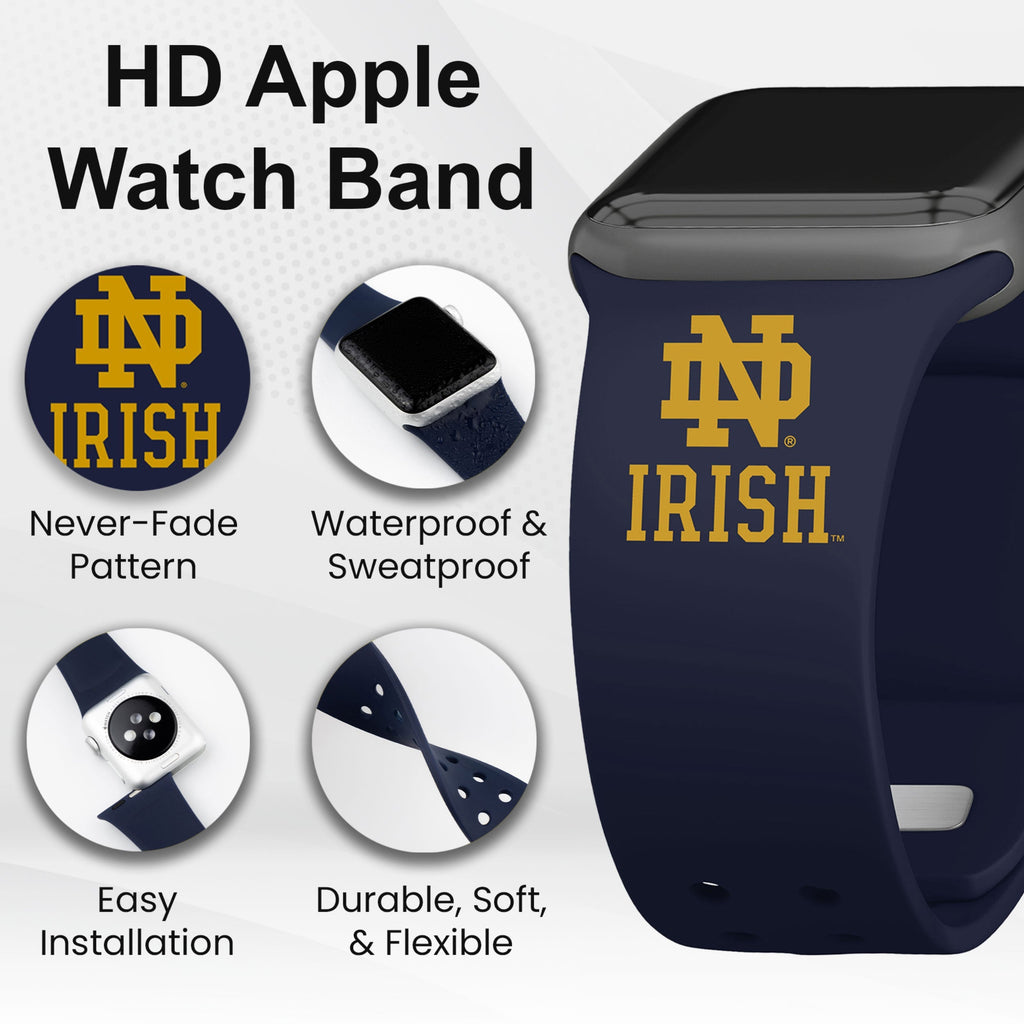 Notre Dame Fighting Irish HD Apple Watch Band