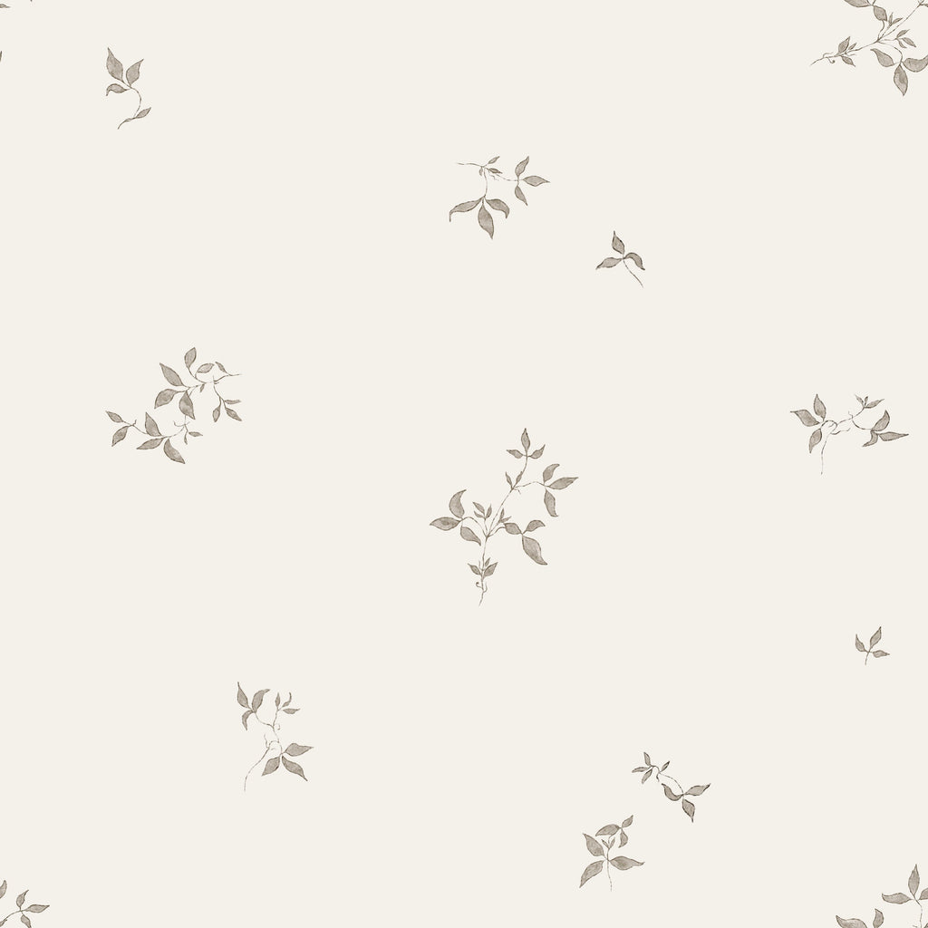 Nova Minimalist Wallpaper – Off-White & Taupe Farmhouse Decor
