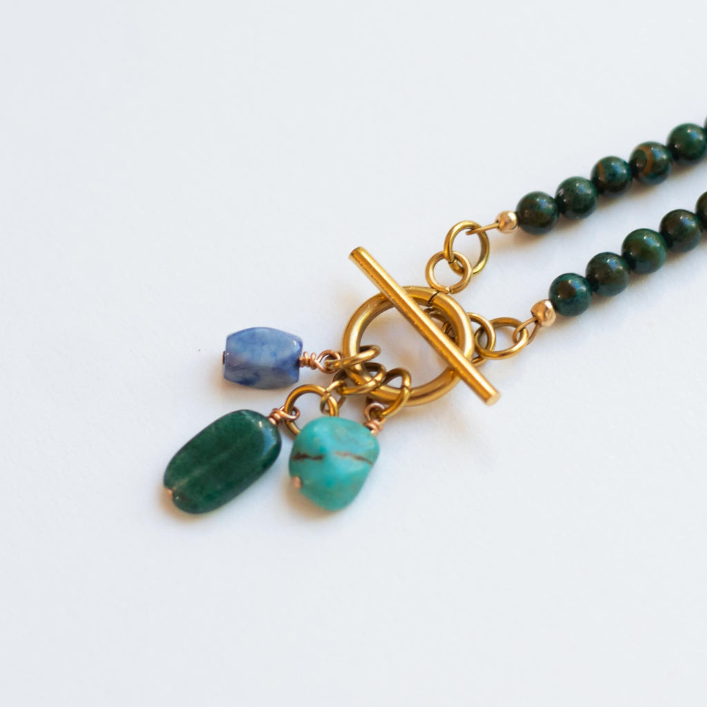 Nova Beaded Charm Necklace