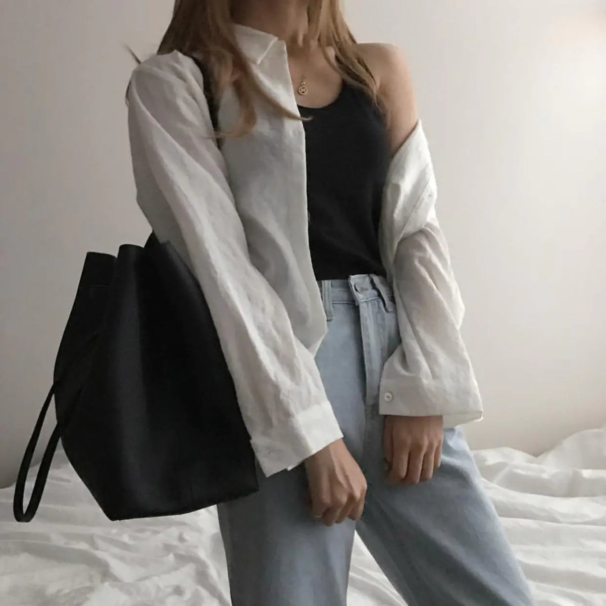 Retro Large Capacity Tote Shoulder Bag for Women