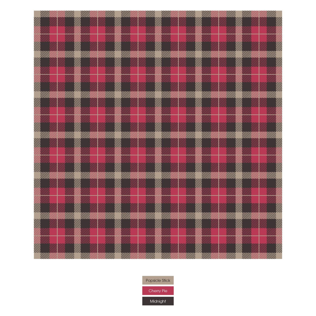 Print Coverall with 2 Way Zipper in 90's Plaid