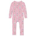 Print Coverall with 2 Way Zipper in Cake Pop Boba