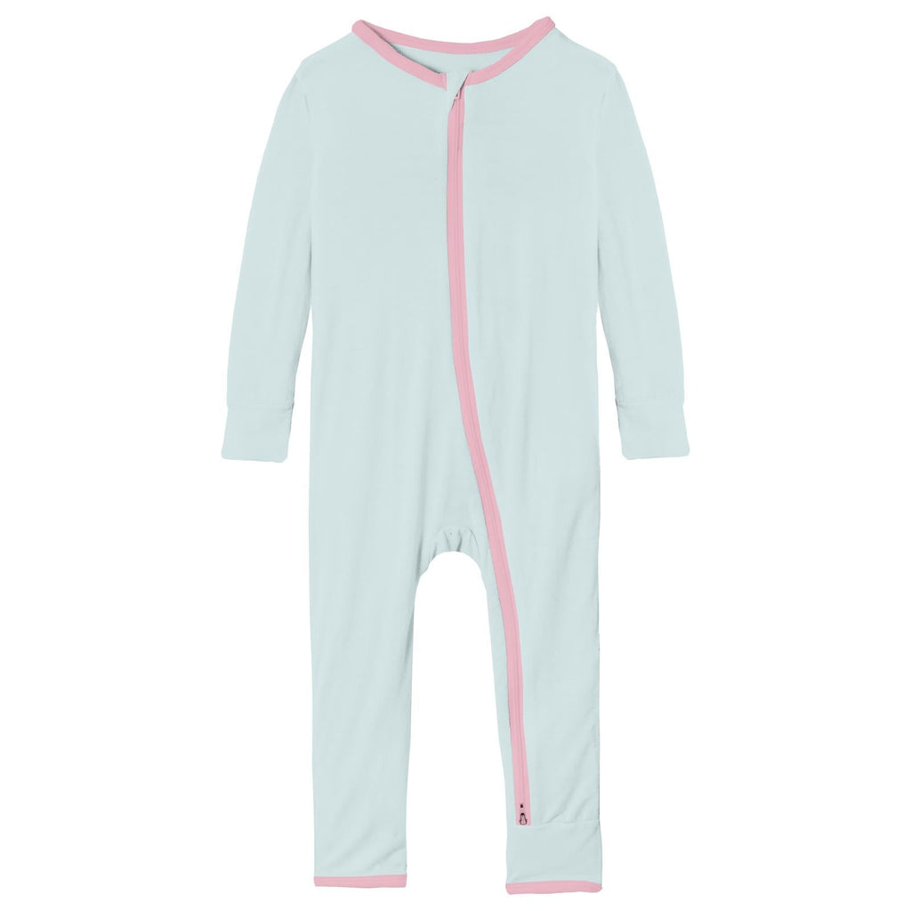 Applique Coverall with 2 Way Zipper in Fresh Air Watermelon