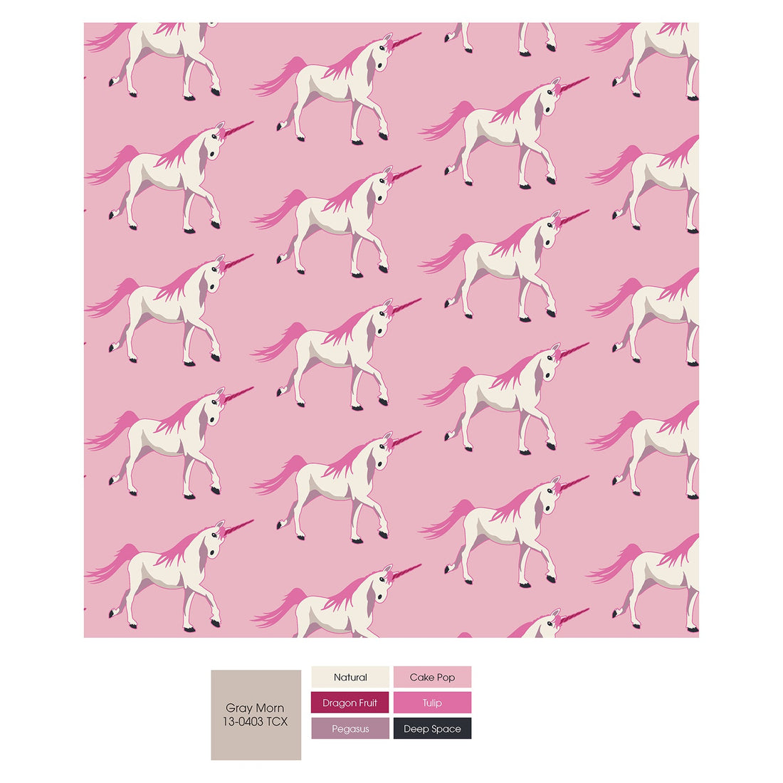 Print Convertible Sleeper with Zipper in Cake Pop Prancing Unicorn
