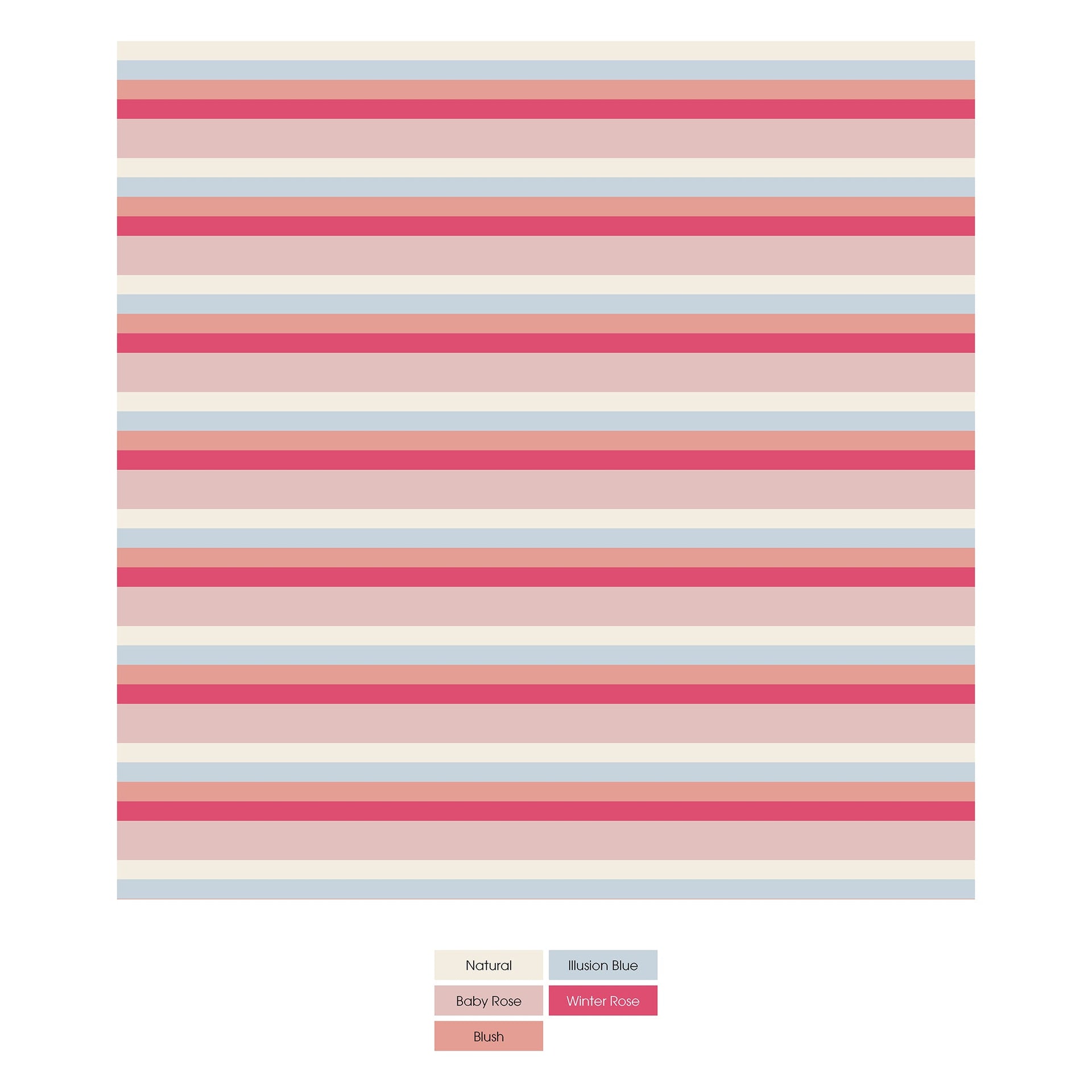 Print Convertible Sleeper with Zipper in Baby Rose Stripe