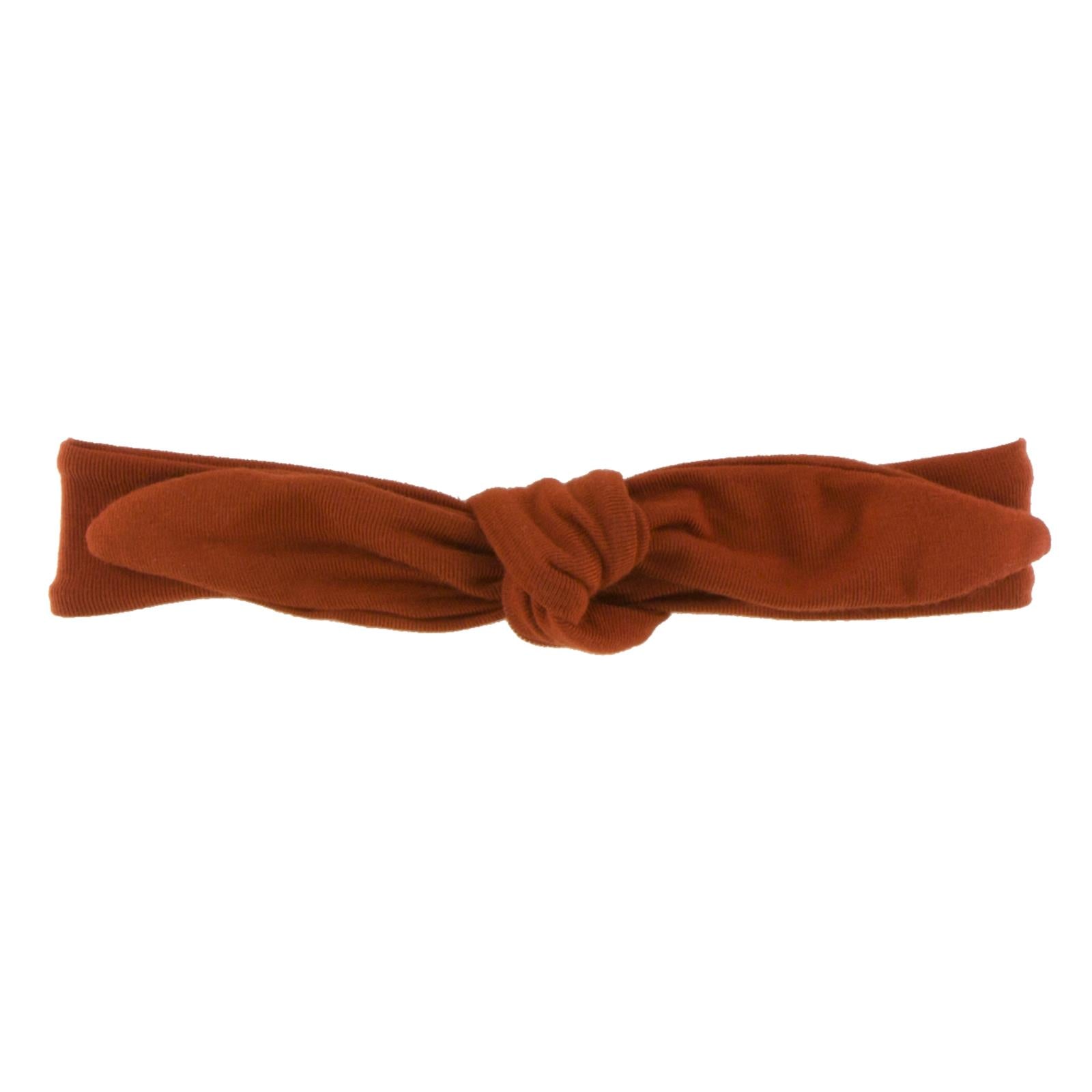 Bow Headband in Red Tea