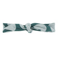 Print Bow Headband in Ivy Mod Dot