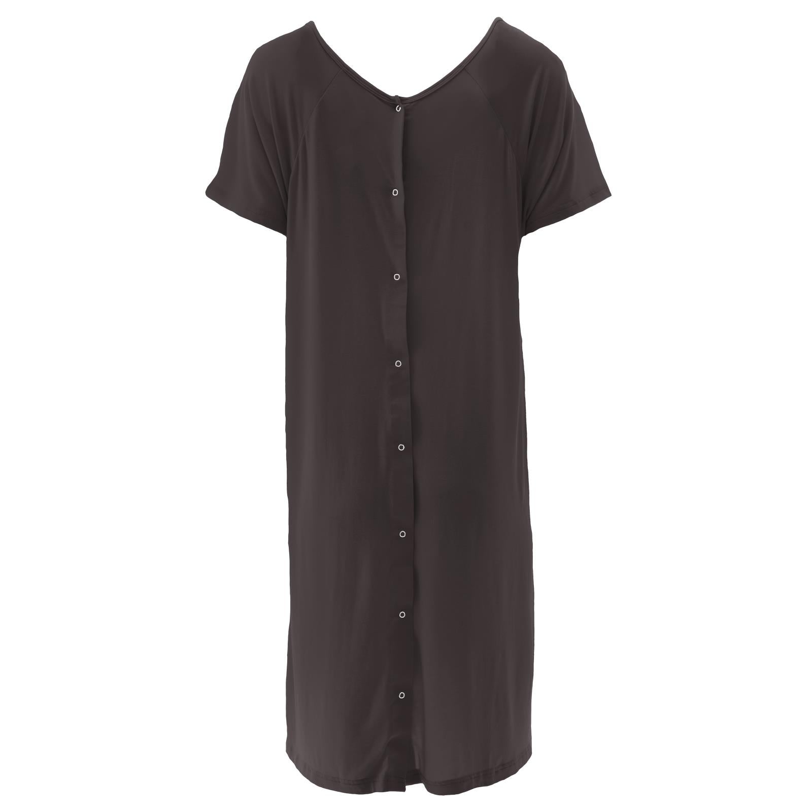 Women's Labor and Delivery Hospital Gown in Midnight - Image 2