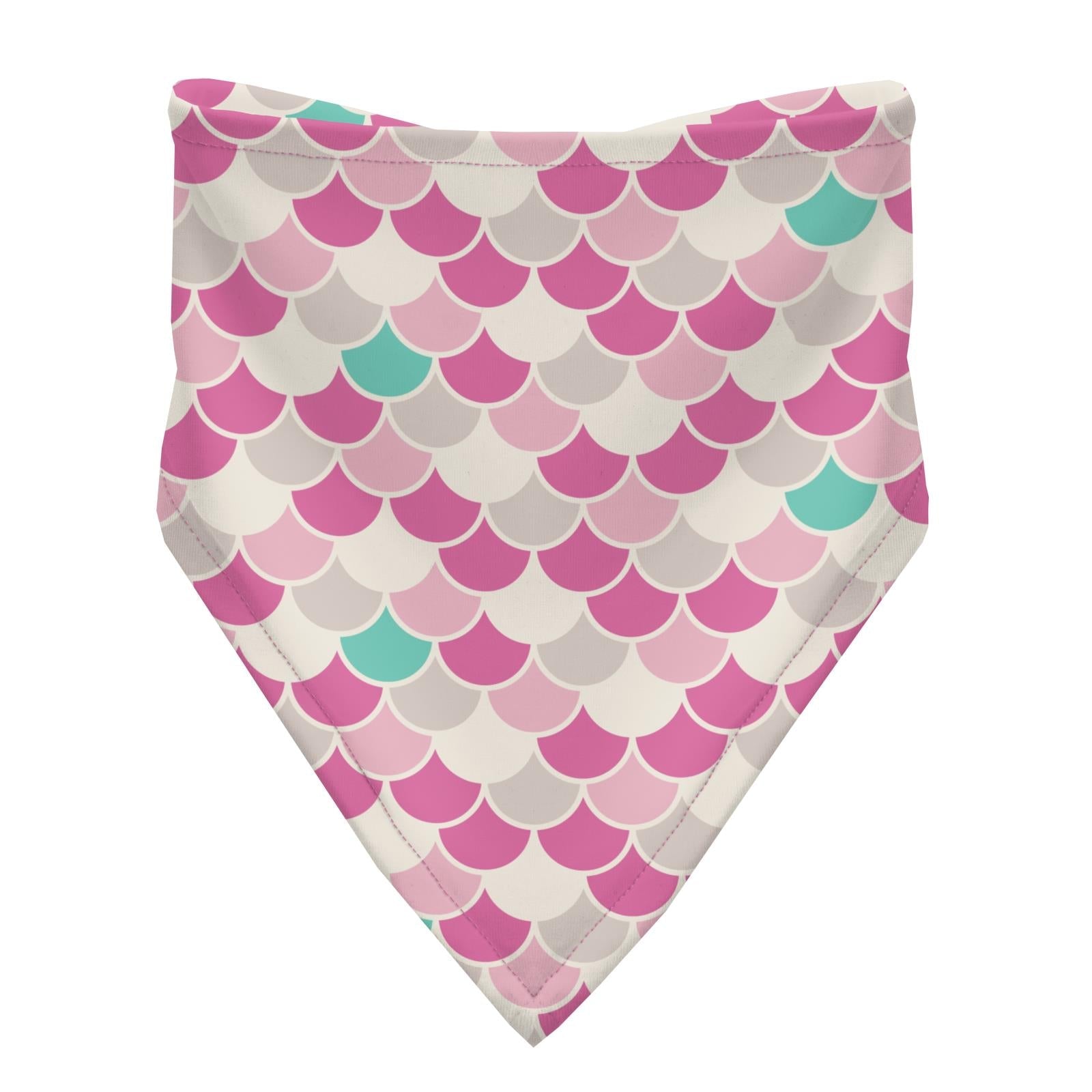 Print Bandana Bib in Tulip Scales