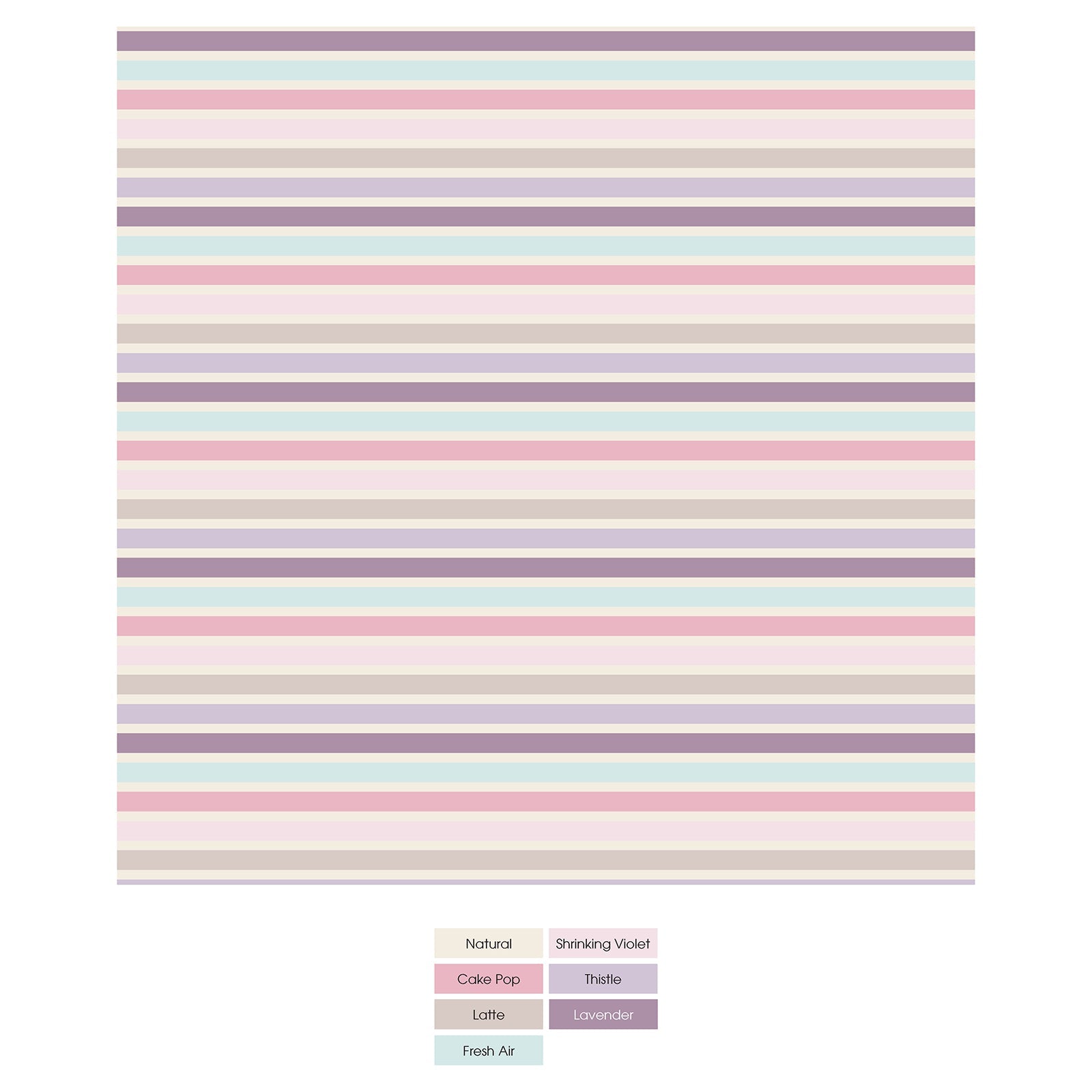 Print 3/4 Sleeve Babydoll Outfit Set in Ice Cream Stripe