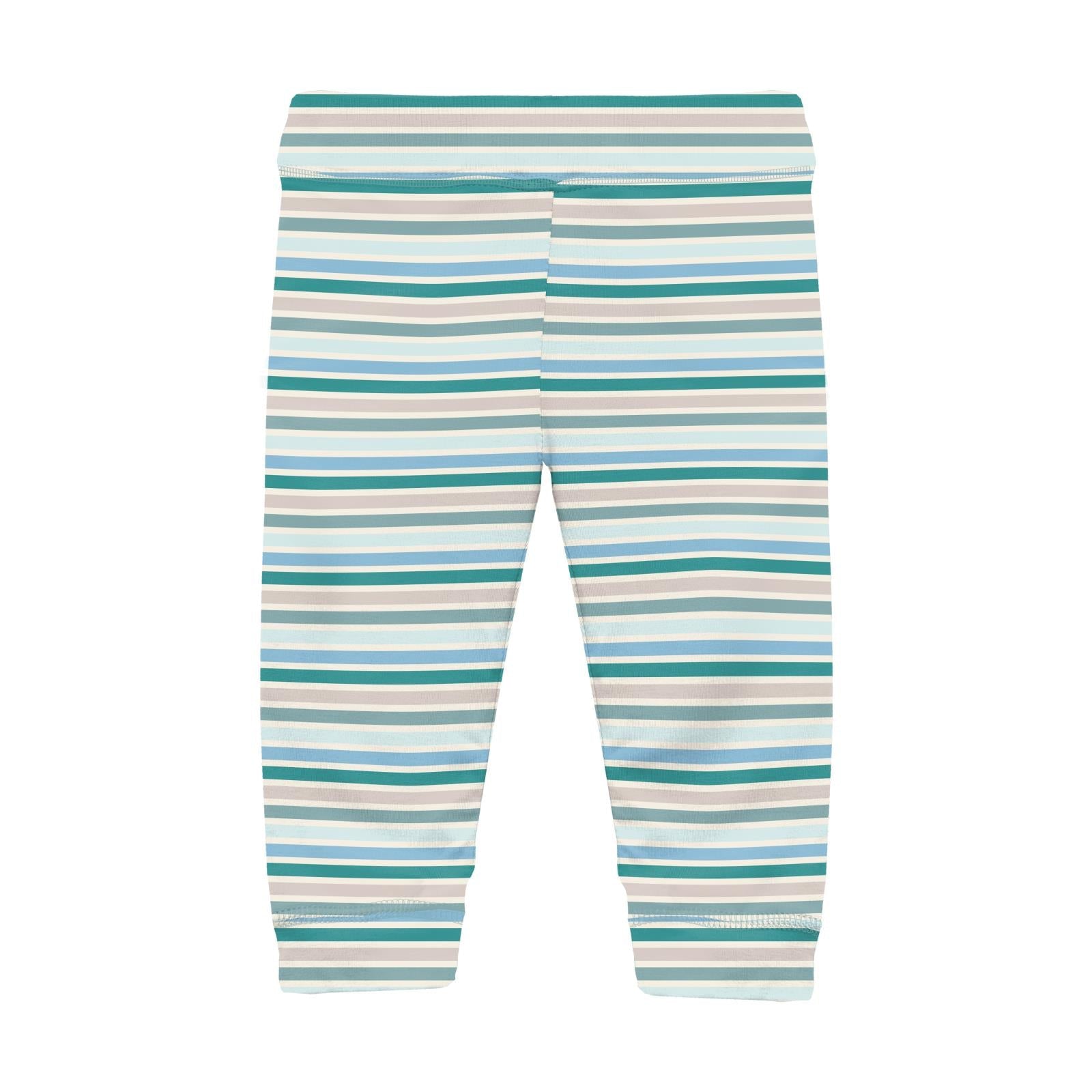 Print Casual Pants in Lakeside Stripe