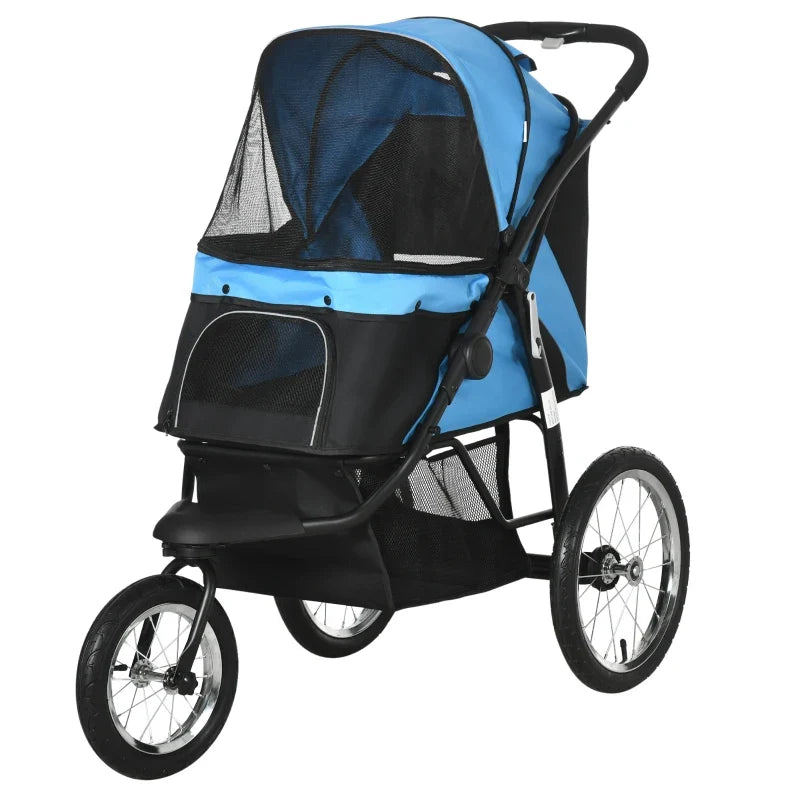 3 Wheels Pet Stroller for Small Dogs and Medium Dogs