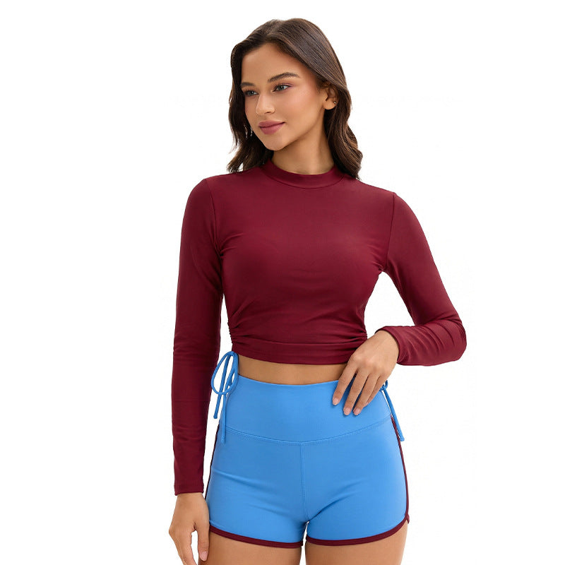 Long Sleeve Two-Piece Sunscreen Swimsuit: Conservative Boho Set