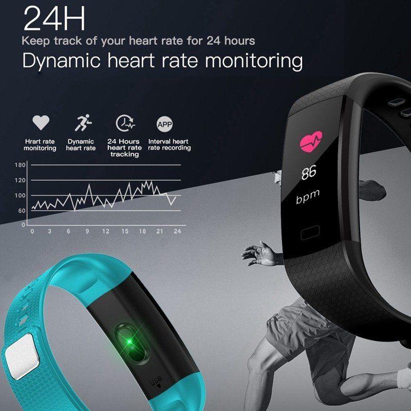 Sporty IP67 Waterproof Fitness Tracker for iOS & Android