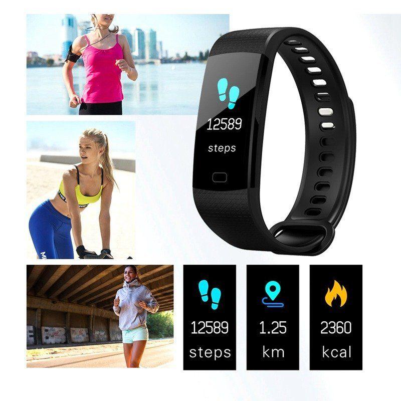 Sporty IP67 Waterproof Fitness Tracker for iOS & Android