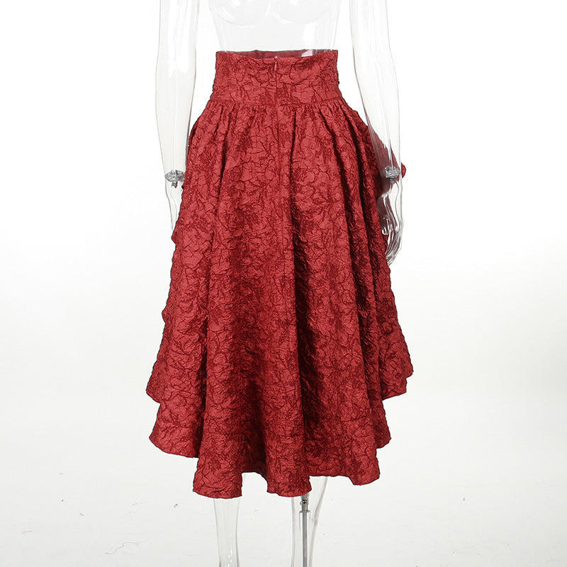 Alt Goth Fairy core Grunge Lolita Skirt Women Dark Gothic