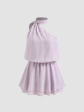 Women Lightly Mature Summer Sexy Vacation Skirt Strapless Sexy Dress