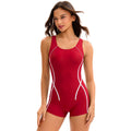 Women’s Sleeveless Conservative One-Piece Sports Swimsuit