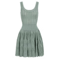 Summer Socialite Internet Celebrity Fashionable Knitted Dark Pattern Sleeveless Vest Dress