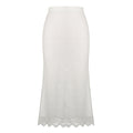 Women Clothing Lace Skirt Spring Summer High Waist One Step Skirt Sexy Slim Hip Long Skirt