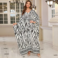 Rayon Print Holiday Loose Maxi Dress Beach Jacket Maxi Dress Bikini Cover