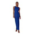 Dress Women round Neck Sleeveless Slim Fit Dress Sexy Solid Color Dress